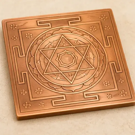 Illustrative catalogue view for Kuber Yantra; actual appearance varies